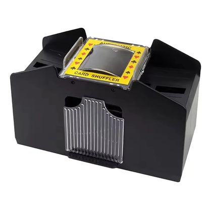 Automatic Playing Card Shuffler – Portable Poker Mixer & Sorter Machine with Battery for Travel, Home & Party