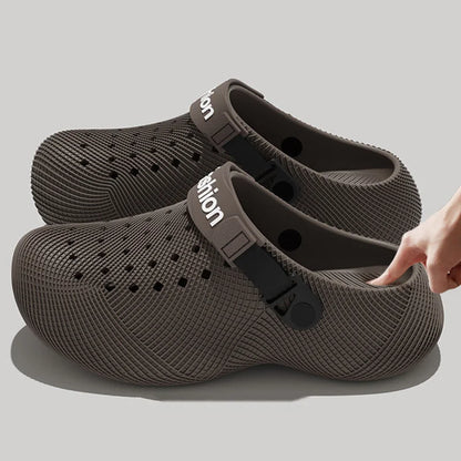 Men’s 3D Platform Sport Sandals - 2026 Summer Slip-On Non-Slip EVA Beach Shoes
