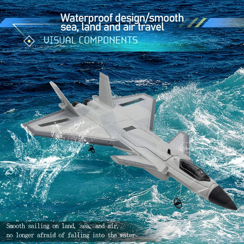 RC SU-35 Foam Fighter Jet – 2.4G Remote Control Glider Airplane Toy for Kids & Boys