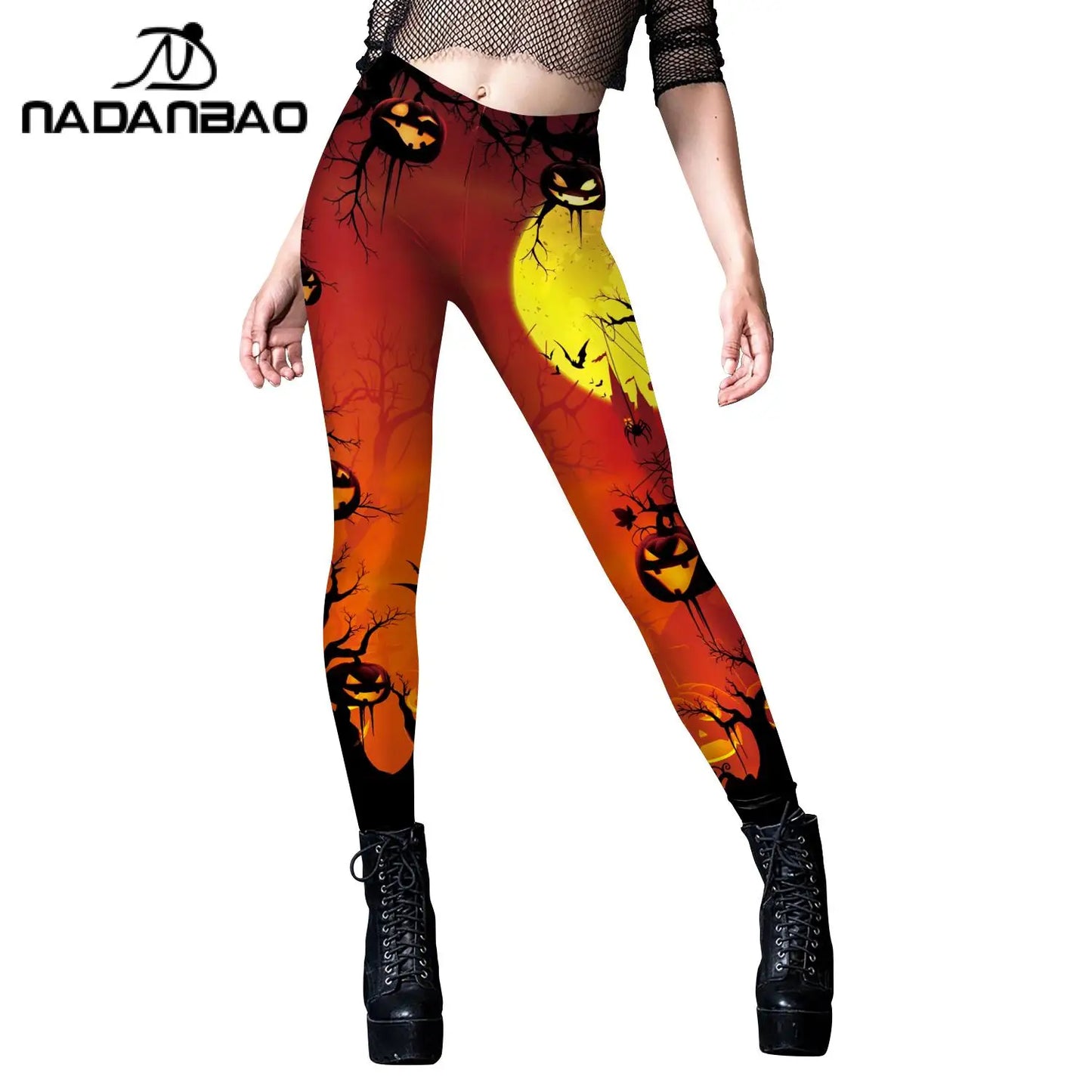 Women’s Christmas Leggings - Mid-Waist Skinny Digital Print Pants for Fitness, Running & Yoga