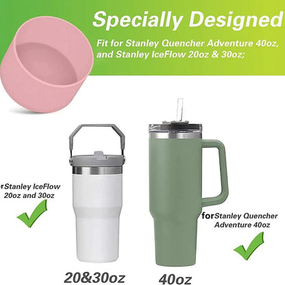 7.5cm Silicone Bottom Sleeve Cover – Fits Stanley 40oz, 30oz, 20oz Tumblers & Water Bottles