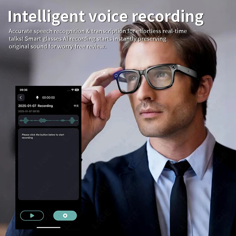 2025 Xiaomi Smart Glasses — AI Interactive Translation & Photography Video Smart Sunglasses for iOS & Android