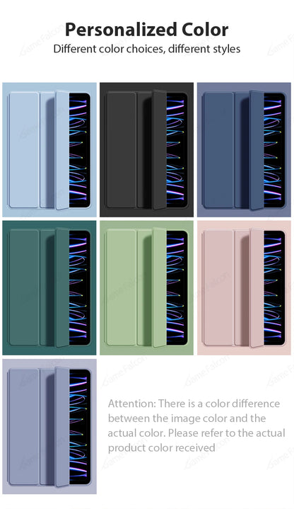 Case for iPad Pro 11/12.9/13 (M2/M4), Air 6/5/4, 10th/9th Gen, Mini 6 – Protective Cover for 10.2" to 13" iPads (2024)