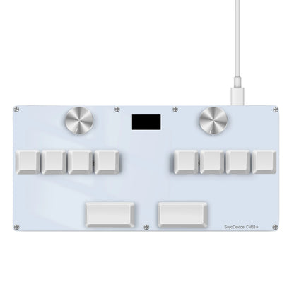 CM51 SayoDevice Rapid Trigger Magnetic Switch Keyboard with Knob & Screen – OUTEMU/Gateron Switch Gaming Macropad for OSU & DJMAX Shortcuts