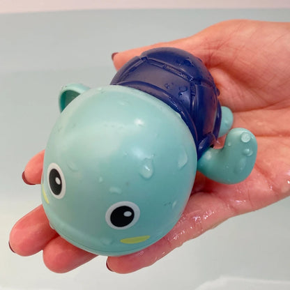 Baby Bath Toys Clockwork Swimming Animals – Cute Kids Bath & Shower Water Play Toys for Bathtub Fun and Learning