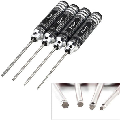 Top Quality Titanium Nitride TiNi Hex Driver Wrench – 1.5mm/2mm/2.5mm/3.0mm Screwdriver for RC Helicopter (1 Piece)