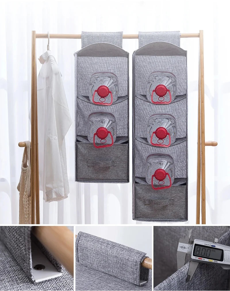 Hanging Cabinet Organizer for Underwear and Closet Storage — Wardrobe Rack Shelf Drawer Box