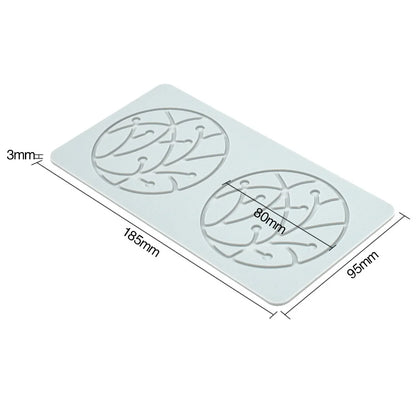 Various Leaves & Geometric Flower Silicone Cake Lace Mold — Cake Decorating Border Tool for Baking