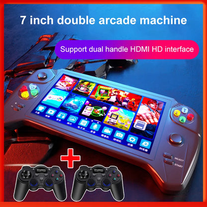 7.0" Retro Handheld Game Console - Dual Joysticks Classic Gaming Player for PS1, GBA, NES & FC Games