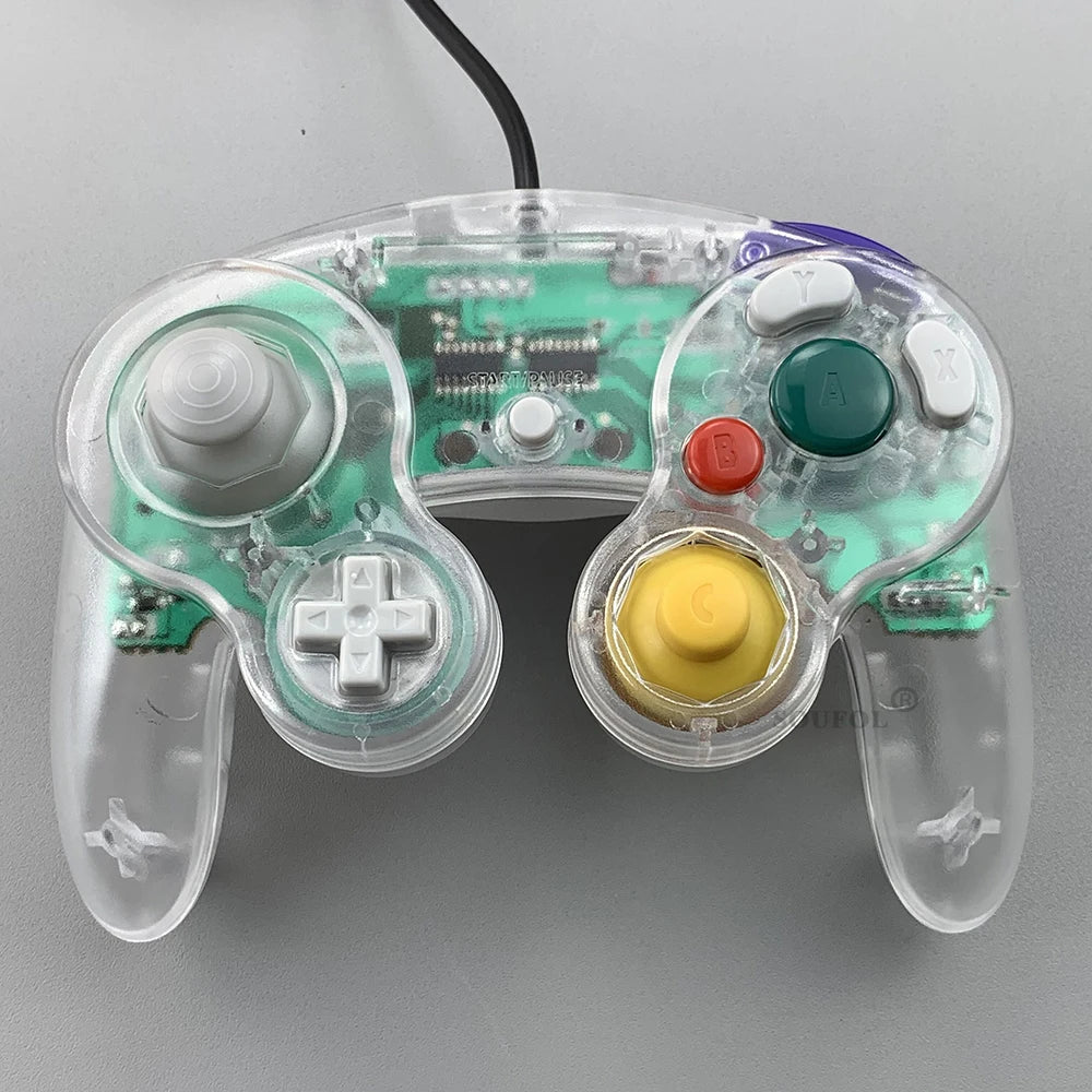NGC Wired Handheld Joystick Controller – GameCube Gamepad Accessory for Nintendo