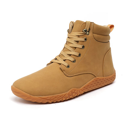 Barefoot Cross-Trainer Shoes for Adults - Wide Toe Box, Zero Drop Sole, Knit Casual Walking Sneakers, Available in Large Sizes