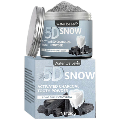Bamboo Charcoal Teeth Whitening Powder - Natural Deep Cleaning Toothpaste Alternative for Fresh Breath and Daily Oral Care