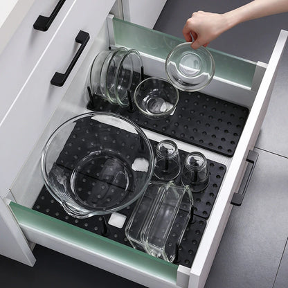Kitchen Sink Organizer Rack — Adjustable Dish Drying Shelf for Bowls, Plates & Storage, Desktop Holder Accessories