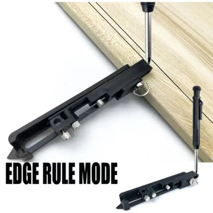 Multi-Function Adjustable Contour Gauge – Measuring & Scribing Ruler for Deep Holes, DIY Woodworking Compass Tool