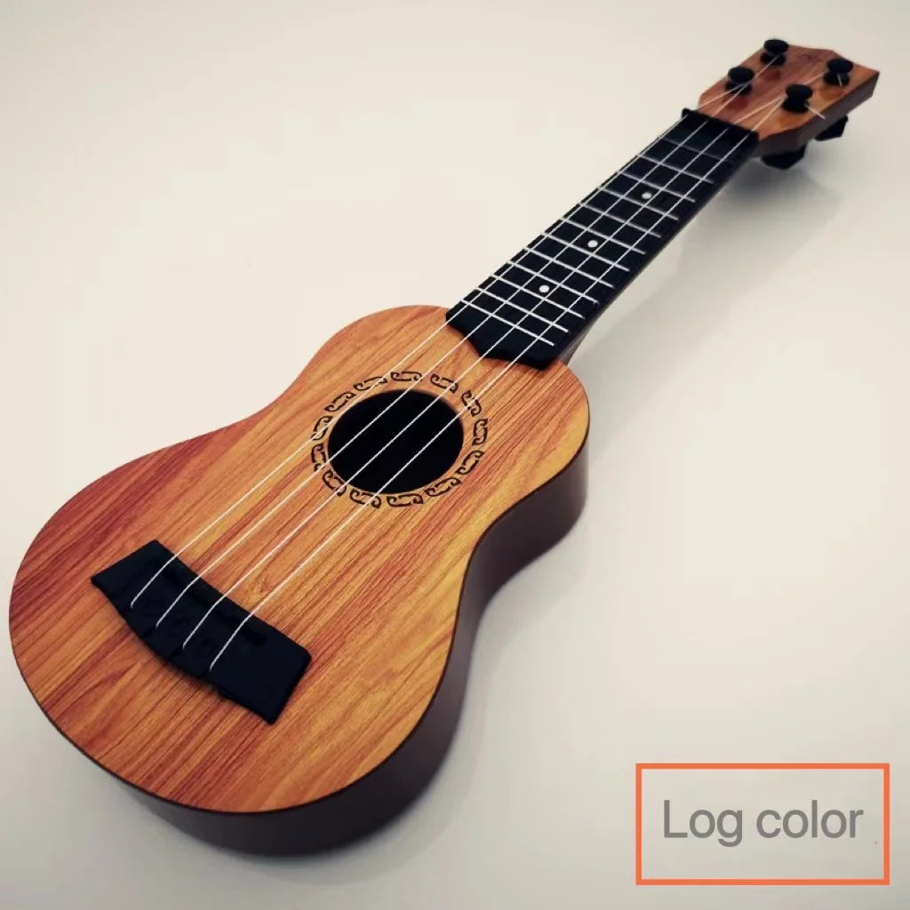 35cm Children’s Toy Guitar – Playable Beginner Instrument with Paddles, Simulated Ukulele Music Toy