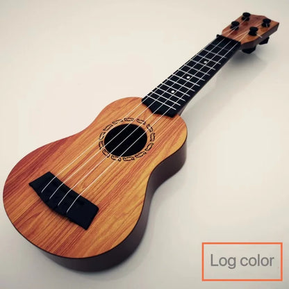 35cm Children’s Toy Guitar – Playable Beginner Instrument with Paddles, Simulated Ukulele Music Toy