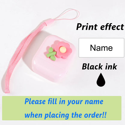 Custom Kids Name Stamp - Personalized Waterproof Clothing Label & Signature Seal