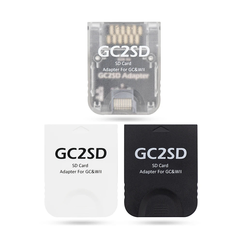 GC2SD Card Adapter – Micro SD to SD Memory Card Adapter for Nintendo GameCube & Wii Console, SD2SP2 Swiss Compatible