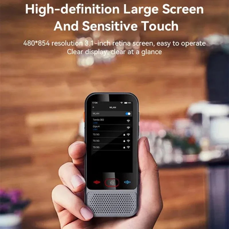 2026 M30 Smart Voice Translator Device – 139 Online Languages, 14 Offline, WiFi Photo & Voice Translation for Business & Travel