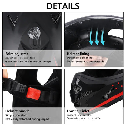DOT Adult Motocross Helmet – Classic Off-Road Racing Casco for Men & Women, Enduro & Downhill Kask