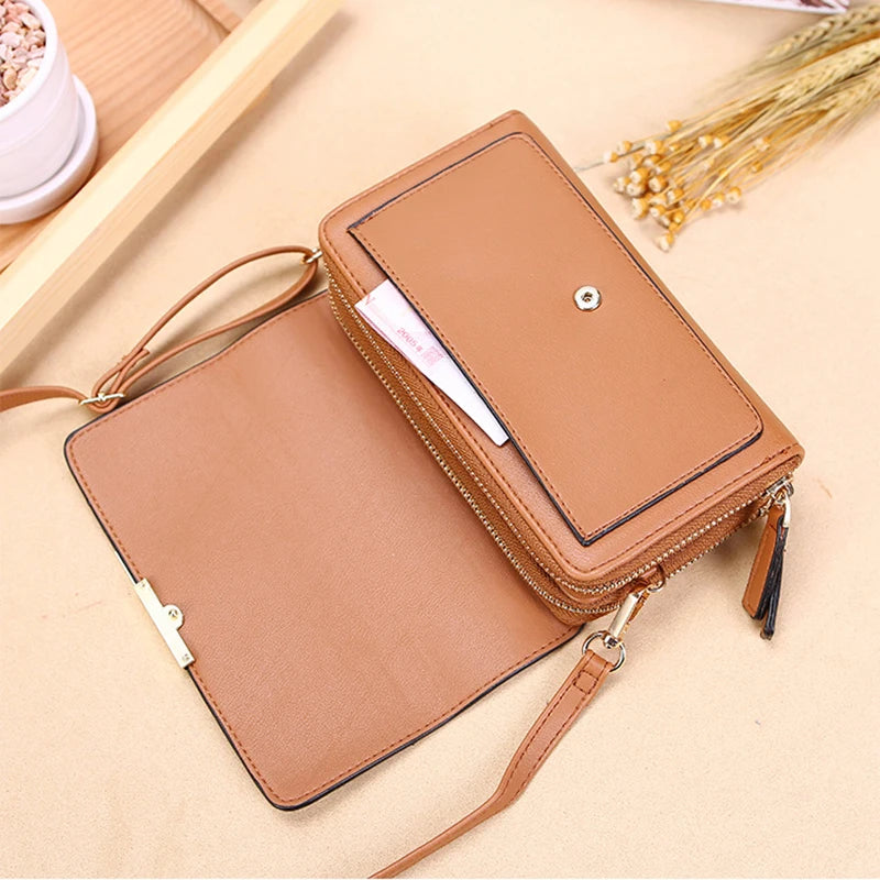 New PU Leather Women's Handbags: Stylish, Multifunctional Shoulder & Crossbody Bags - Large Capacity & Fashionable Phone Purse