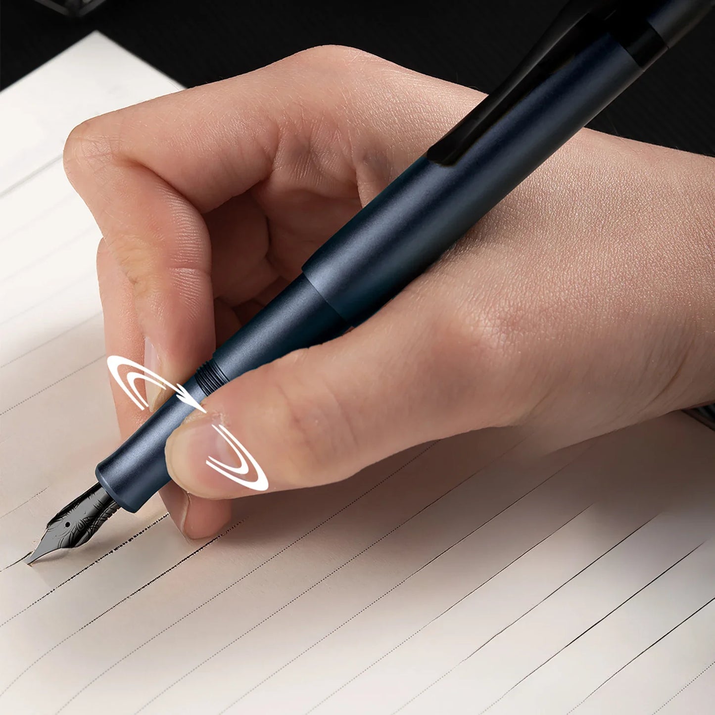 Hongdian M2 Mini Fountain Pen – Black Forest Metaverse Design, EF/F Nib, High-Quality School & Office Writing Stationery, Perfect Gift