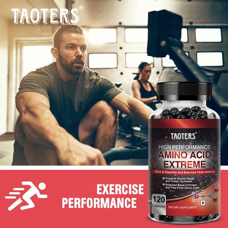Advanced Bodybuilding Amino Acid Capsules – Boost Strength, Endurance, Muscle Mass & Energy