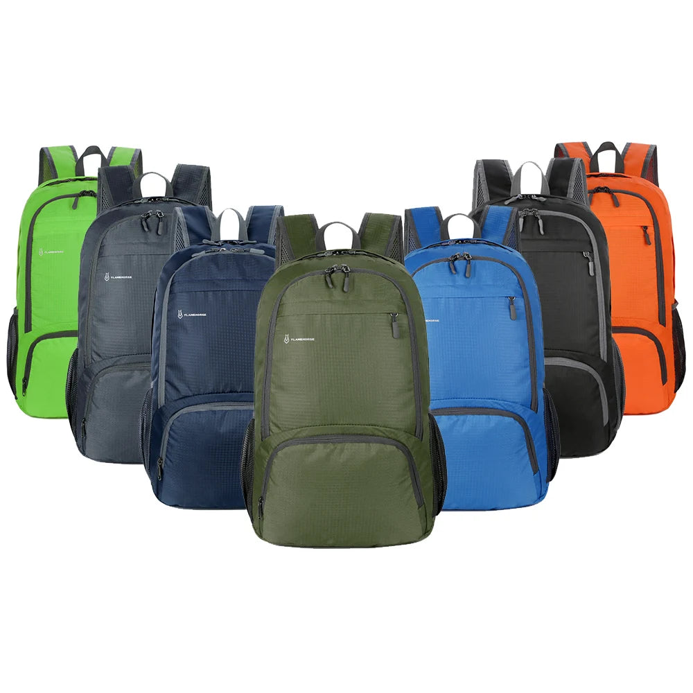 Lightweight Foldable Backpack - Waterproof Packable Daypack for Men & Women, Outdoor Travel, Hiking, Cycling & Camping Shoulder Bag