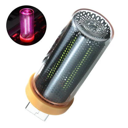 Retro USB LED Filament Night Light - Warm Yellow Flame Ambient Bulb for Car, Bedroom & Home Decor