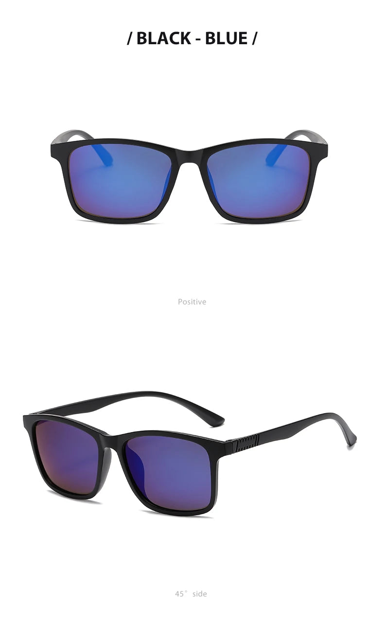 2024 New Men’s Business Polarized Square Frame Sunglasses – Fashion Outdoor Fishing & Driving Eyewear