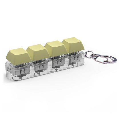 DIY Keyboard Key Toy - Stress Relief Fidget Button Keychain & Fidget Keycap Toy