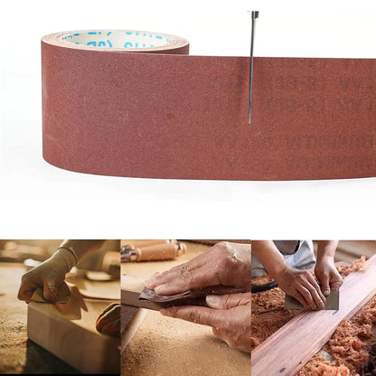Aluminum Oxide Sandpaper Roll 9.5cm Wide – 60–600 Grit Abrasive Paper for Metal Grinding, Wood Polishing, Furniture & Car Detailing Use