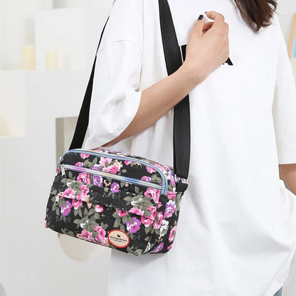 Women’s Canvas Tote Bag – Large Capacity Handbag, Messenger & Shoulder Bag for Commuting and Travel