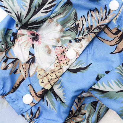 Hawaiian Style Dog Shirt - Summer Beach Pet Clothing for Small & Medium Dogs and Cats