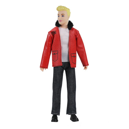 30cm Fashion Ken Doll – 1/6 Multi-Joint Movable Boyfriend with Clothes Suit, Dress-Up Toy for Kids