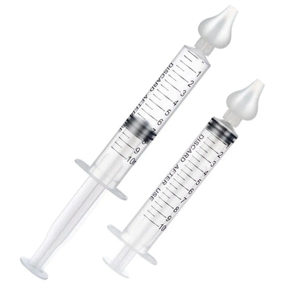 2 Pcs Baby Nasal Cleaner - Rhinitis Nasal Washer Needle Tube Aspirator Syringe for Children, Nose Washing Tool