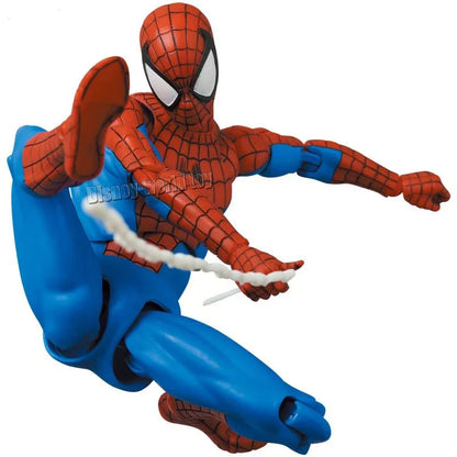 CT Toys Spiderman Mafex 185 Classic Costume Anime Figure - Miles Morales & 2099 Spider-Man Action Figure, Kids Gift Figurine