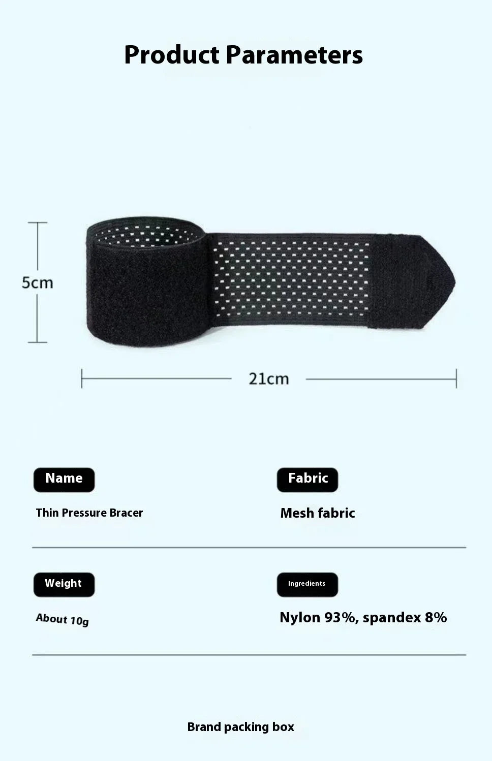 High-Quality Elastic Hand Bandage — Sport Wristband Support Brace Wrap for Gym, Carpal Tunnel, and Injury Prevention