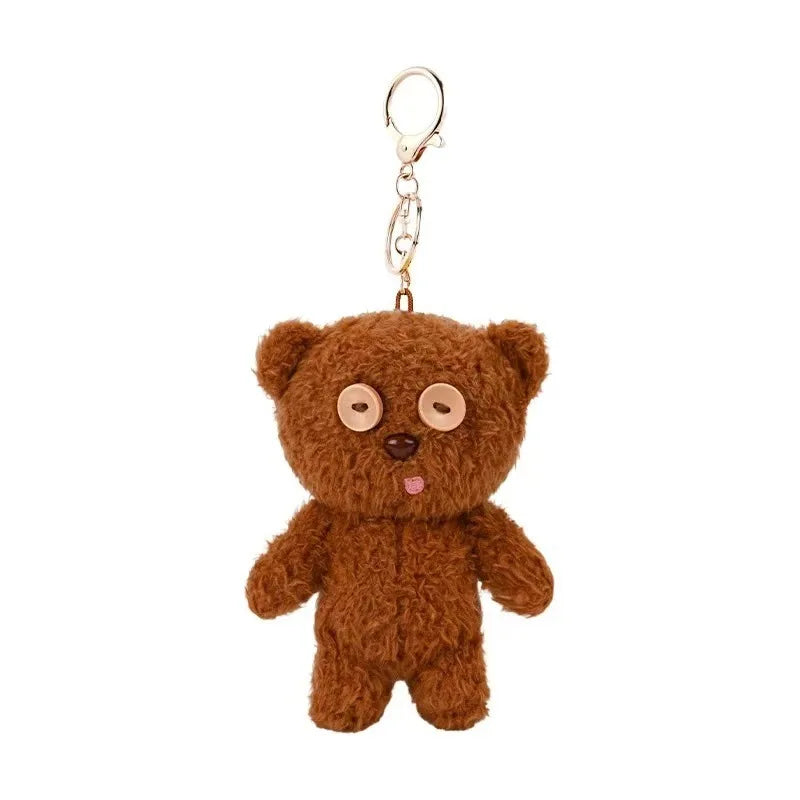 Cartoon Anime Minions Plush Keychain – Stuffed Animal Bag Hanging Toy, Perfect Gift for Kids
