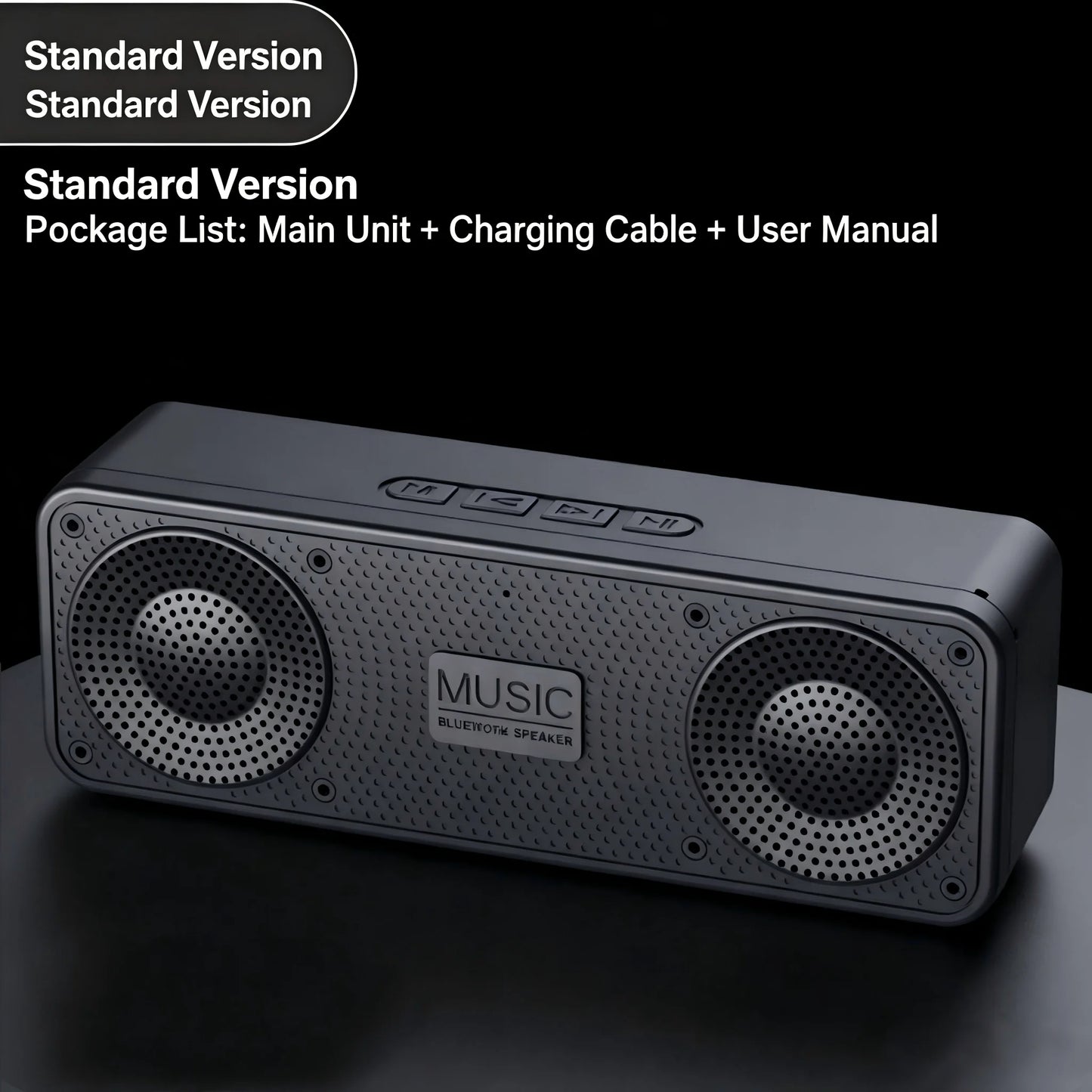 S18 Bluetooth Speaker - Waterproof Wireless Speaker with Subwoofer, FM Radio & 20-Hour Battery
