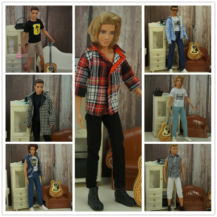 High-Quality 30cm Doll Dress — Clothes for Babi & Ken Dolls, Perfect Birthday & Christmas Gift for Girls