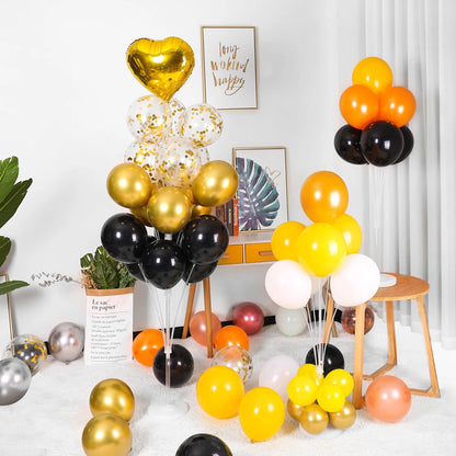 Versatile Birthday Balloon Stand: Durable Holder and Stick Tubes for Party Decorations - Ideal for Weddings, Birthdays, and Baby Showers