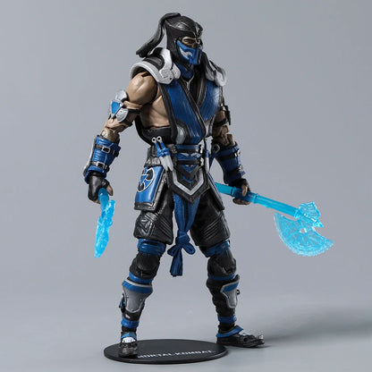 Scorpion & Sub-Zero Mortal Kombat 7" Action Figures – Exclusive Series 1 Movie Collectible Toy Dolls