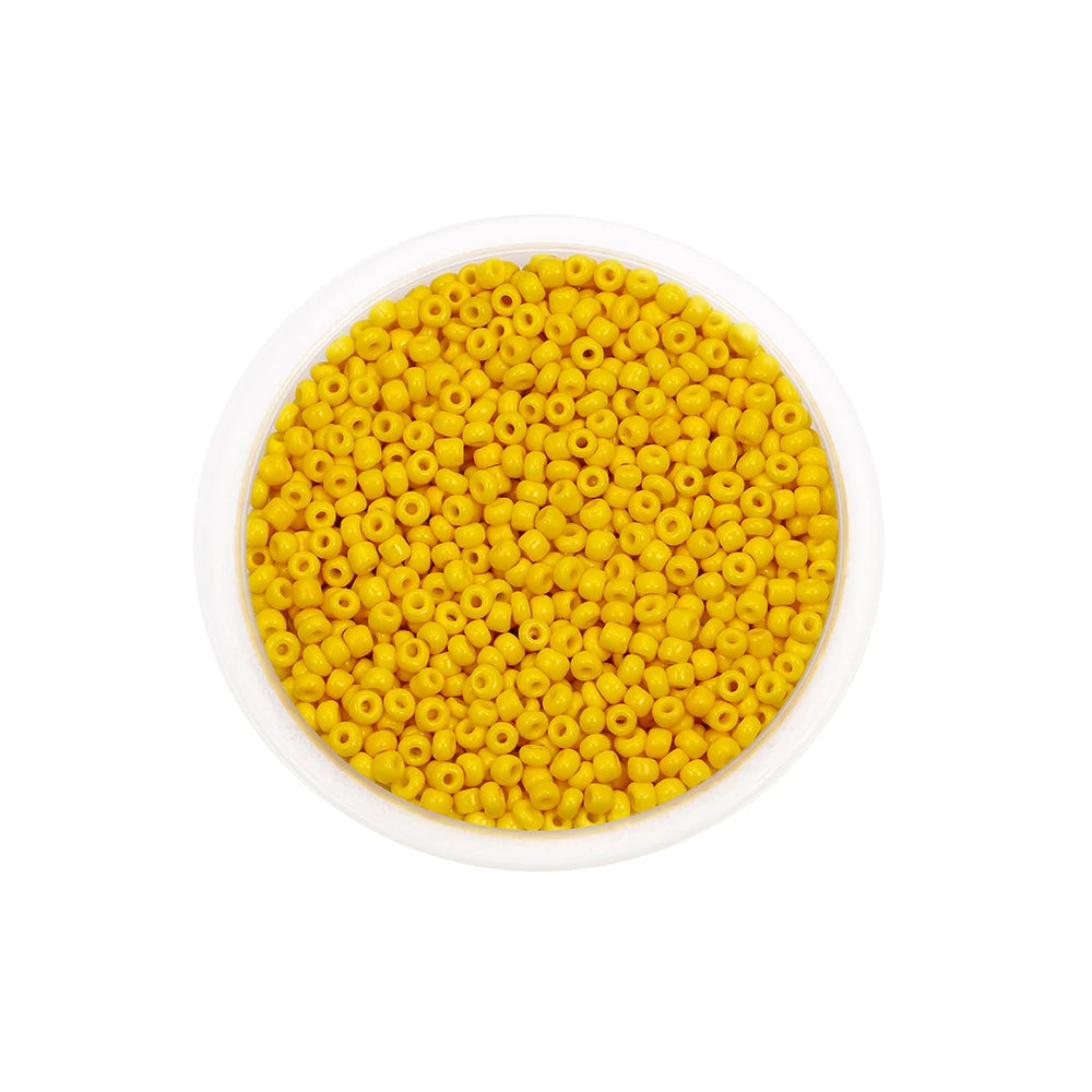 Czech Glass Seed Beads 3/4mm 300/600Pcs - Small Round Loose Charm Beads for DIY Jewelry Making, Earrings, Bracelets & Crafts