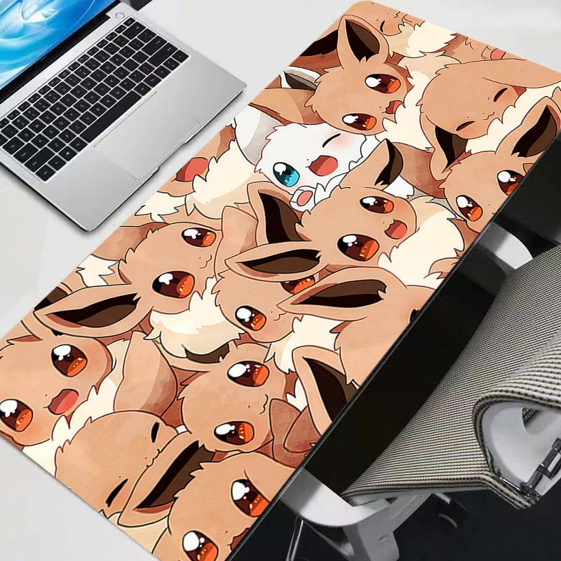 Gengar Pokémon Gaming Mouse Pad - Non-Slip Rubber Esports Desk Mat with Stitched Edges for Keyboard and Mouse