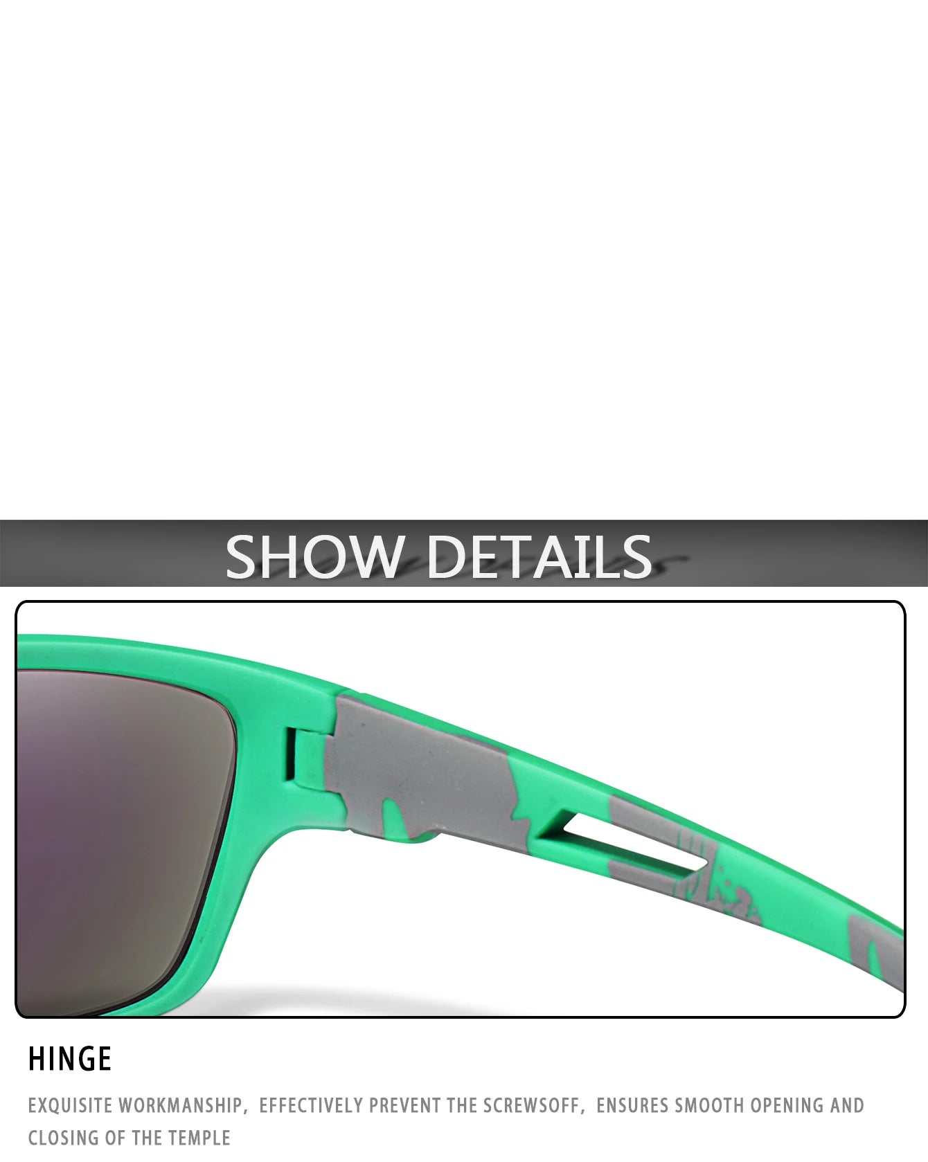Men’s Polarized Sunglasses – TAC Lens UV400 Anti-Glare Eyewear for Fishing, Cycling & Driving