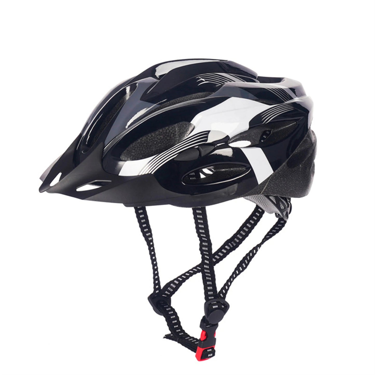 Carbon Fiber Texture MTB Helmet – Adult Mountain Bike & Cycling Safety Cap, EPS Foam Motorcycle Hat for Men & Women