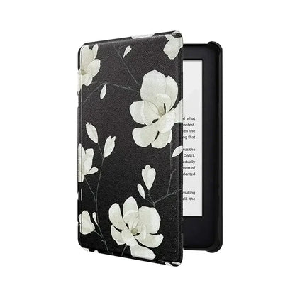 Leather Auto Sleep Case for Kindle Colorsoft Signature Edition (1st Gen, 7") & Paperwhite 12th Gen Protective Cover Funda