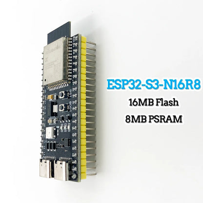 ESP32-S3 WROOM-1 Development Board - 44-Pin WiFi Bluetooth Module with 16MB Flash & 8MB PSRAM for Arduino IDE
