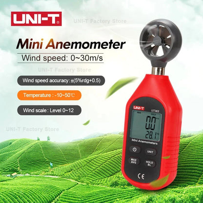 UNI-T Digital Meter Series - UT383/BT Light Meter, UT363/BT Anemometer, UT353/BT Sound Meter & UT333/BT Temperature Humidity Meter